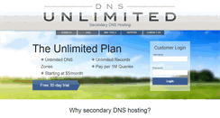Desktop Screenshot of dnsunlimited.com